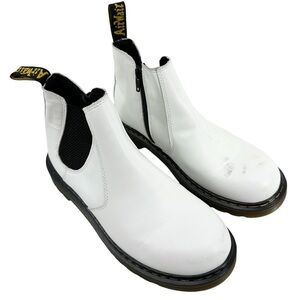 DR. MARTENS Chelsea Ankle Boots Leather 2976 Y White